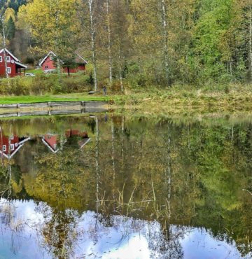 En av husmannsplassene som tilhørte Losby Gods